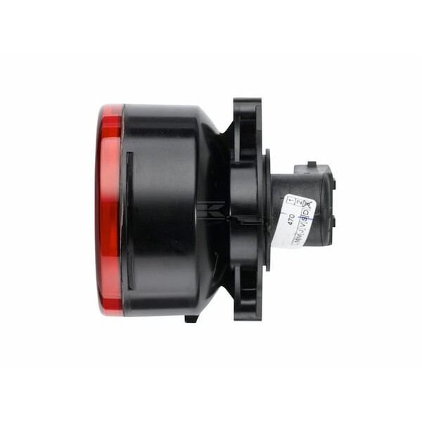 Lampa stop, okrągła 12V czerwona 2SB009001387 | Exvi