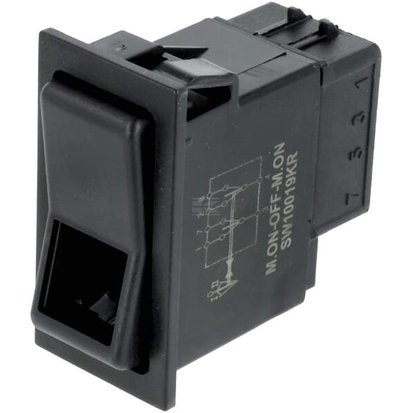 Przełącznik kołyskowy, (I)-0-(II) SW10019KR | Exvi
