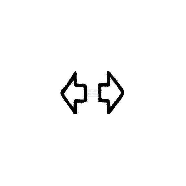 Symbol przełącznika kierunkowskazu 9XT714300141 | Exvi