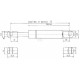 Sprężyna gazowa L274.5 mm 100N Stabilus CA516678 | Exvi