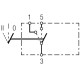 Przełącznik kołyskowy, II-I-0, 3-pin 6RH004570151 | Exvi