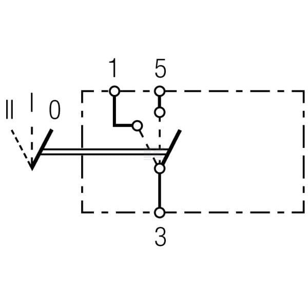 Przełącznik kołyskowy, II-I-0, 3-pin 6RH004570151 | Exvi