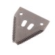 Nóż żniwny 80x76x2.7mm otwór 6.5 WKZ80X76X2.7/2 | Exvi