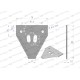 Nóż żniwny 80x76x2.7mm otwór 6.5 WKZ80X76X2.7/2 | Exvi