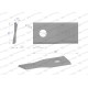 Nóż. nożyk kosiarka prawy 98X46X3.5mm WKR98X46X3.5P | Exvi