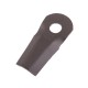 Nóż. nożyk kosiarka gięty 112x50x4mm WKR112X50X4 | Exvi