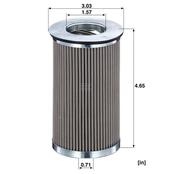 Filtr hydrauliczny HD811 | Exvi