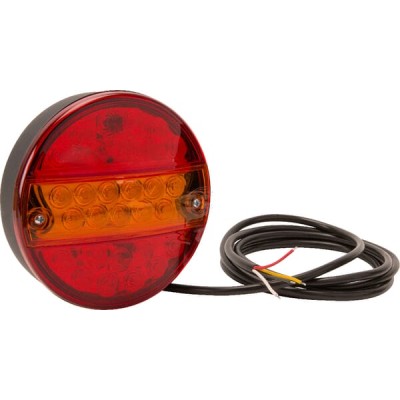 Lampa tylna zespolona LED, okrągła, Ø 142 mm LA40041 | Exvi