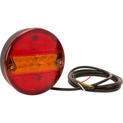 Lampa tylna zespolona LED, okrągła 12V LA40039 | Exvi