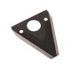 Nóż żniwny 90x76x3mm otwór 6.5 WKZ90X76X3 | Exvi