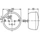 Lampa tylna zespolona Ø 140mm 2SD001685317 | Exvi