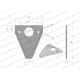 Nóż żniwny 90x76x3mm otwór 6.5 WKZ90X76X3 | Exvi