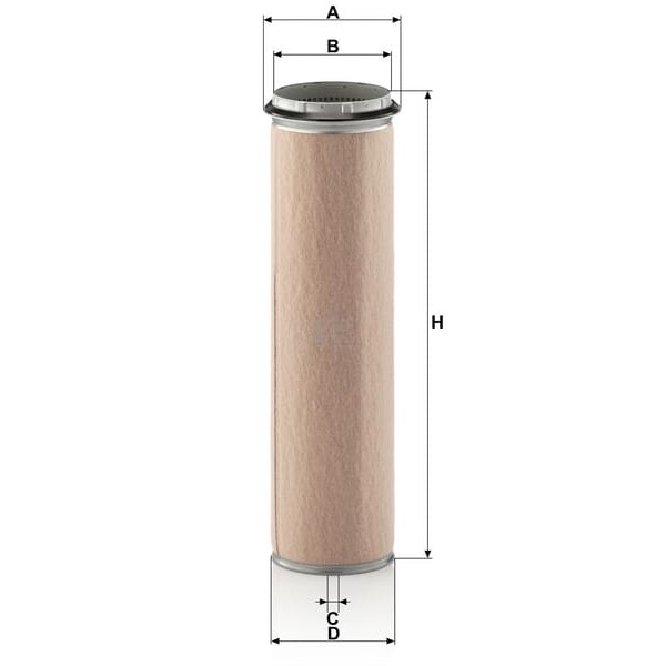 Wkład filtra powietrza wtórnego CF1300 | Exvi