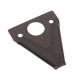 Nóż żniwny 90x76x3mm otwór 6.5 WKZ90X76X3/1 | Exvi
