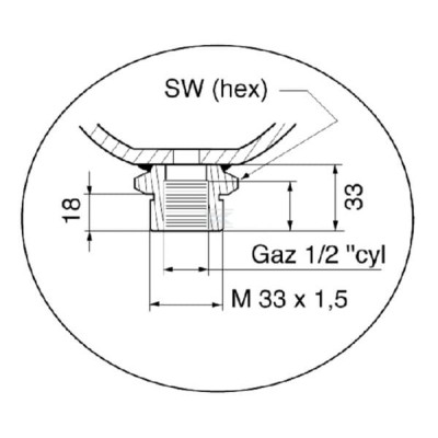 Akumulator membranowy spawany ELM1435090CFP0035 | Exvi
