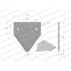 Nóż żniwny 83x76x3mm otwór 5.7 WKZ83X76X3/3 | Exvi