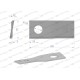 Nóż. nożyk kosiarka prawy 100X40X3mm WKR100X40X3P/1 | Exvi
