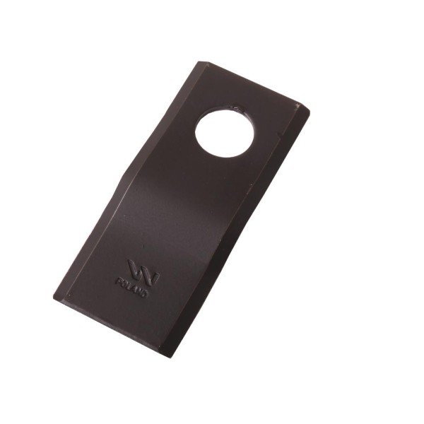 Nóż. nożyk kosiarka gięty 108x46x3mm WKR108X46X3/1 | Exvi