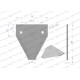 Nóż żniwny 84x76x3mm otwór 6.5 WKZ84X76X3 | Exvi
