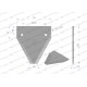 Nóż żniwny 82x76x2.8mm otwór 5.5 WKZ82X76X2.8 | Exvi