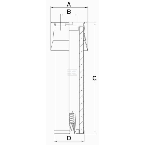 Filtr hydrauliczny K3093958 | Exvi