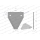Nóż żniwny 82x76x3mm otwór 6.3 WKZ82X76X3 | Exvi