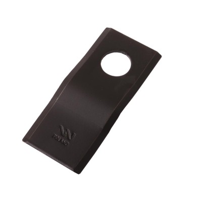 Nóż. nożyk kosiarka gięty 105x46x3mm WKR105X46X3 | Exvi