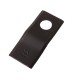 Nóż. nożyk kosiarka gięty 105x46x3mm WKR105X46X3 | Exvi