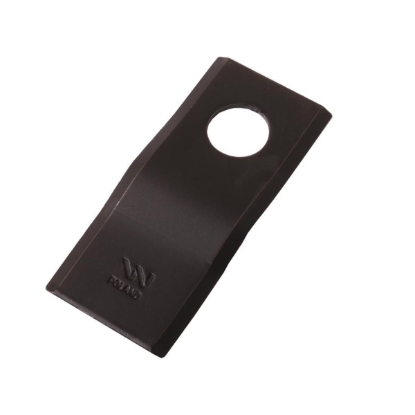Nóż. nożyk kosiarka gięty 105x46x3mm WKR105X46X3 | Exvi
