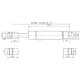 Sprężyna gazowa L536 mm 180N Stabilus CA1409FH | Exvi