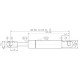 Sprężyna gazowa L405 mm 250N Stabilus CA752835 | Exvi