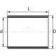 Panewka łożyska ślizgowego ZB657040PTFE | Exvi