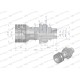 Szybkozłącze hydrauliczne gniazdo long WIAM22MZL-STE | Exvi