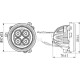 Lampa robocza LED, okrągła 40W 4800lm 10/30V LA10428 | Exvi