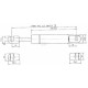 Sprężyna gazowa L519 mm 270N Stabilus CA666386 | Exvi