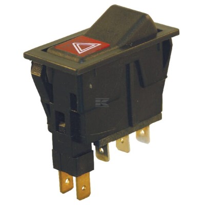 Przełącznik kołyskowy, 0-I, off-on, 9-pin 16365000 | Exvi