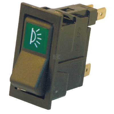 Przełącznik kołyskowy, 0-I, off-on, 4-pin 13379000 | Exvi