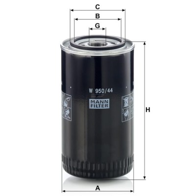 Filtr oleju W95044 | Exvi