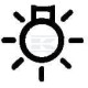 Symbol światła głównego 9XT713630261 | Exvi