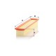 Filtr powietrza kabinowy CU49100 | Exvi