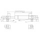 Sprężyna gazowa L445 mm 250N Stabilus CA094528 | Exvi
