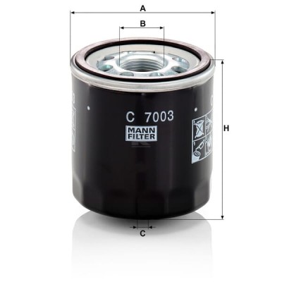 Filtr odpowietrznika C7003 | Exvi