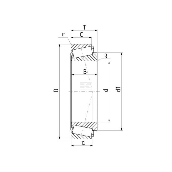 Łożysko stożkowe 50x80x20 mm SKF 750032010X | Exvi