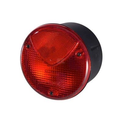Lampa stop, okrągła 12/24V czerwona 2TA964169061 | Exvi