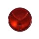 Lampa stop, okrągła 12/24V czerwona 2TA964169061 | Exvi
