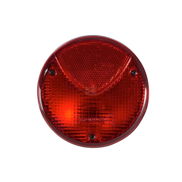 Lampa stop, okrągła 12/24V czerwona 2TA964169061 | Exvi