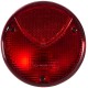 Lampa stop, okrągła 12/24V czerwona 2TA964169061 | Exvi