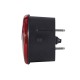 Lampa stop, okrągła 12/24V czerwona 2TA964169061 | Exvi