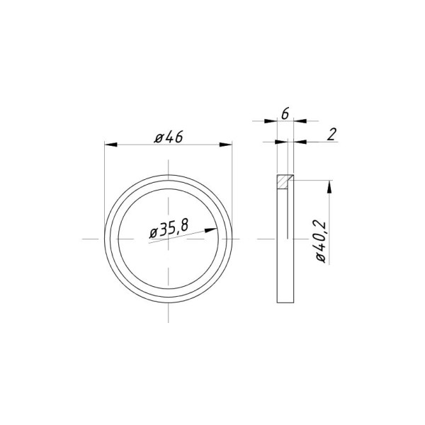 Gniazdo zaworu ssącego C-360 ( sprzedawane 50405650 | Exvi