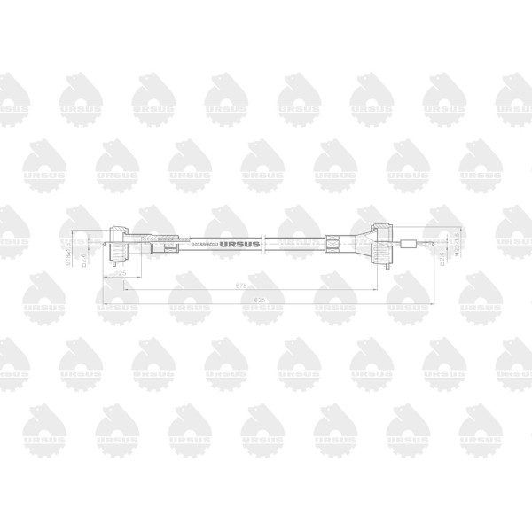 Linka - Licznika MTG (motogodzin) L01886601U | Exvi